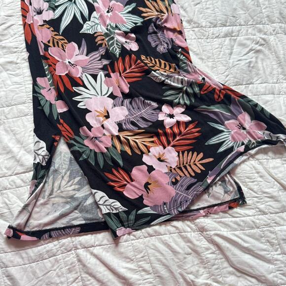 bixby nomad Girls sz Large 12-14 tropical floral maxi dress summer resort - Picture 6 of 8